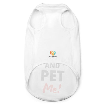 Keep Calm And Pet Me Pet Tank Top - Pet Pride Tees