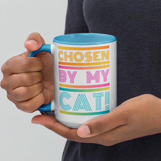 Chosen By My Cat Ceramic Mug – 15 oz - Pet Pride Tees