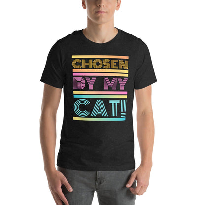 Chosen By My Cat Crew Neck T-Shirt - Pet Pride Tees