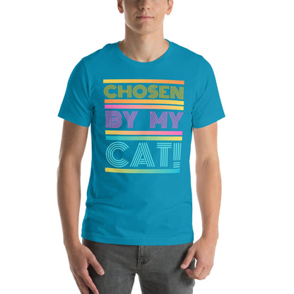 Chosen By My Cat Crew Neck T-Shirt - Pet Pride Tees