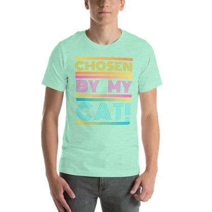 Chosen By My Cat Crew Neck T-Shirt - Pet Pride Tees