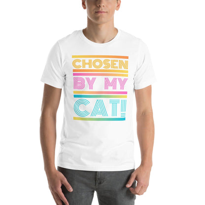 Chosen By My Cat Crew Neck T-Shirt - Pet Pride Tees