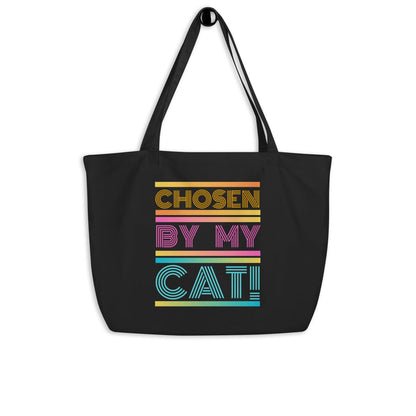 Chosen By My Cat Cotton Tote Bag – Large & Durable - Pet Pride Tees