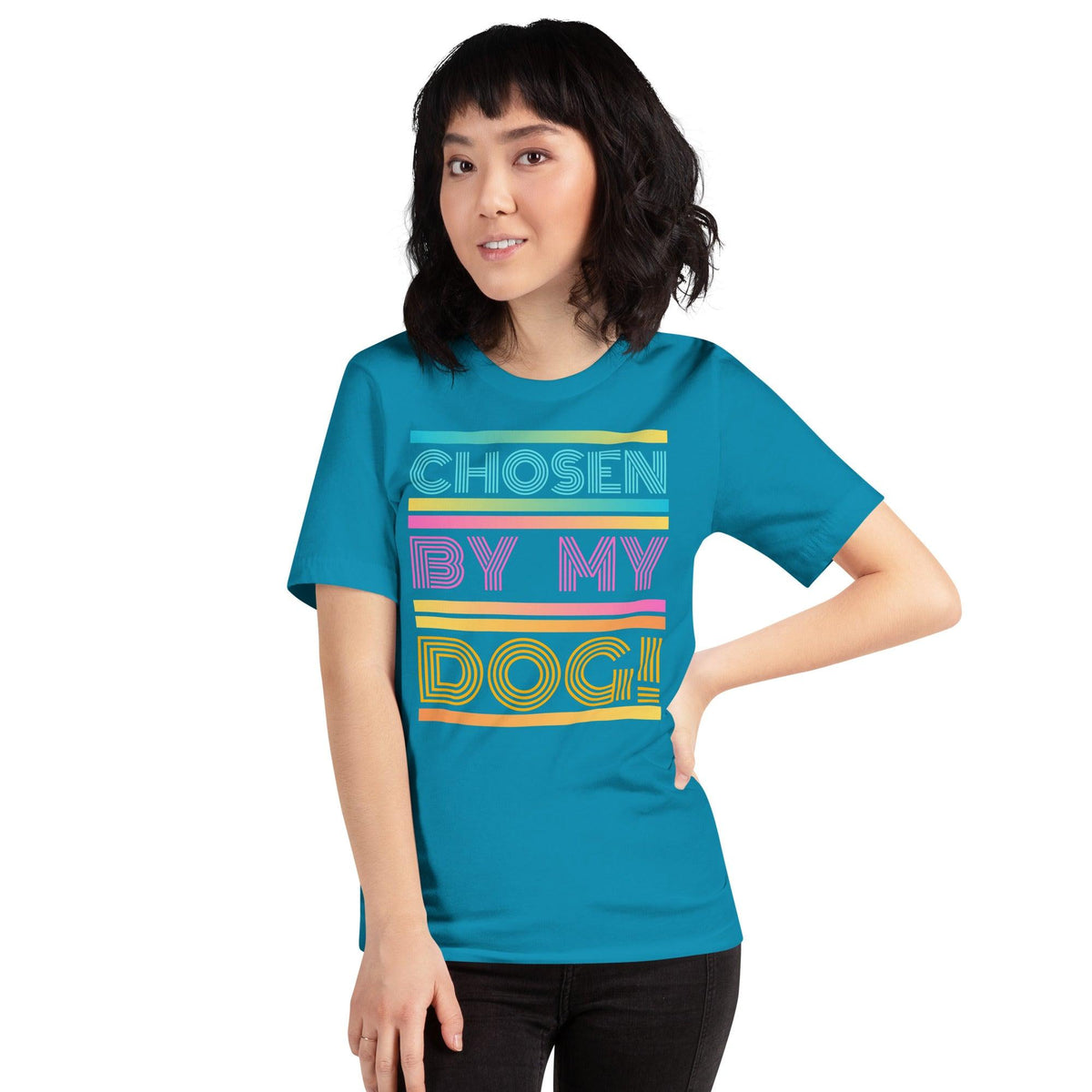 Chosen By My Dog Crew Neck T-Shirt - Pet Pride Tees