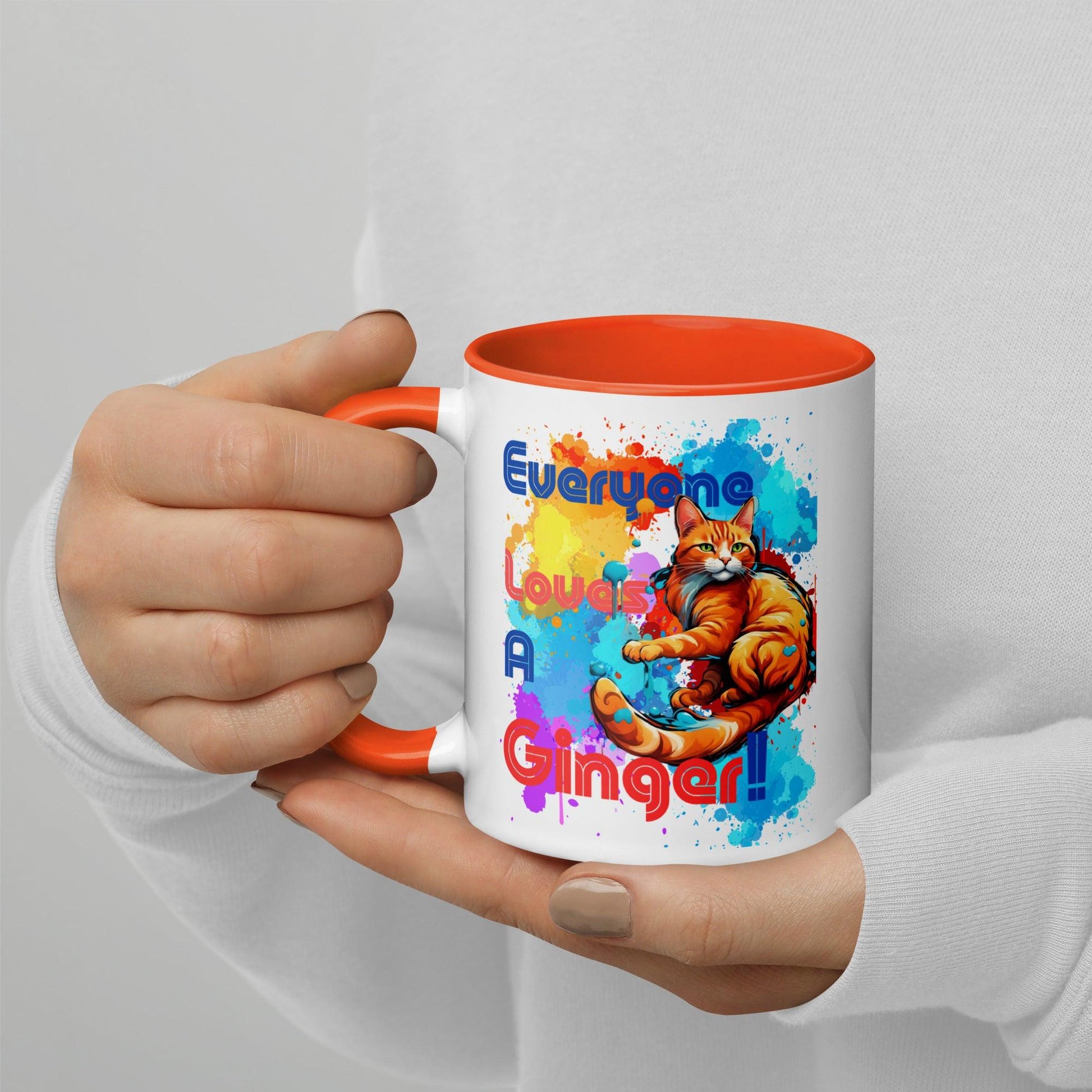 Everyone Loves A Ginger Color Splash Mug - Pet Pride Tees