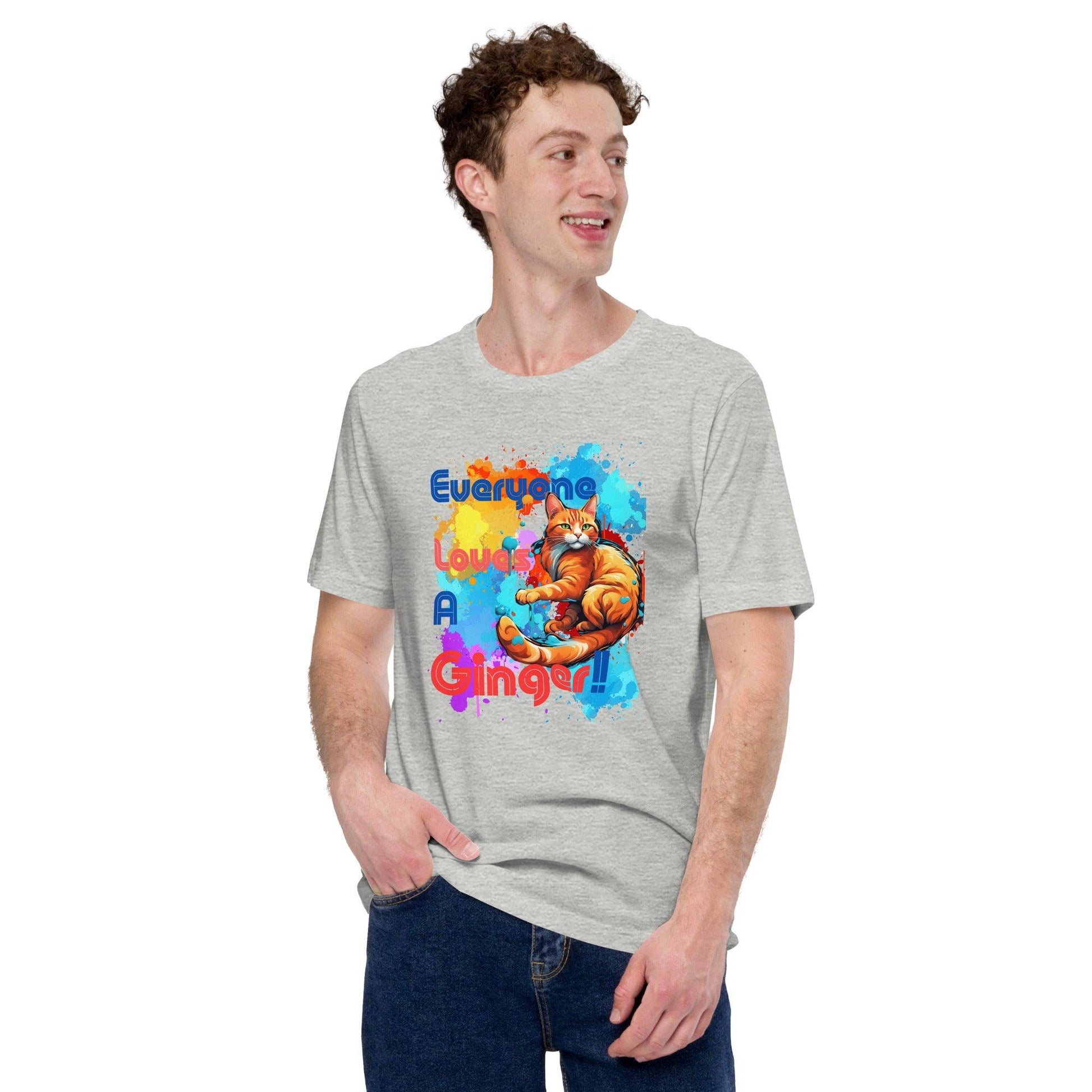 Everyone Loves A Ginger Crew Neck Tee - Pet Pride Tees
