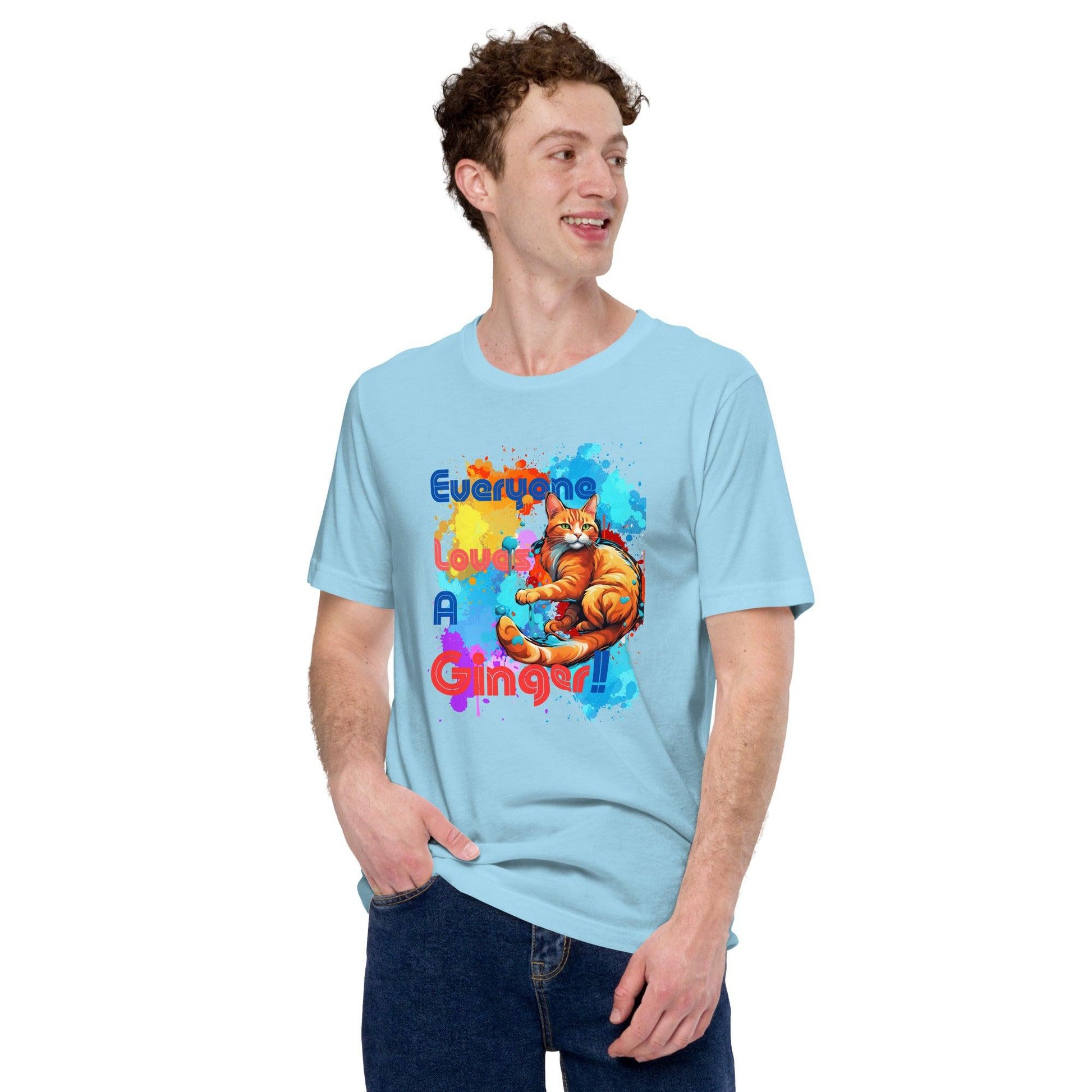 Everyone Loves A Ginger Crew Neck Tee - Pet Pride Tees