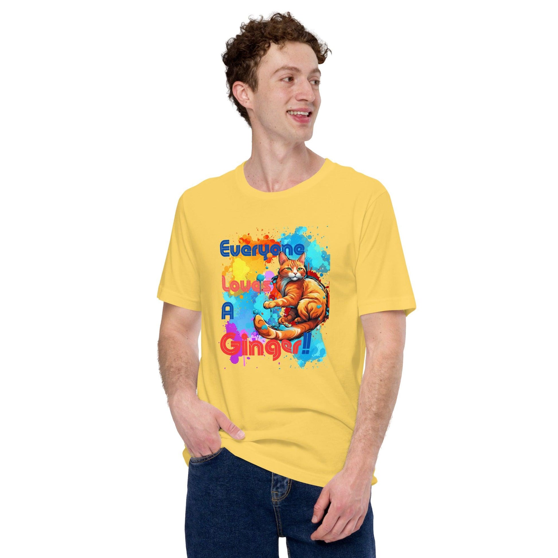 Everyone Loves A Ginger Crew Neck Tee - Pet Pride Tees