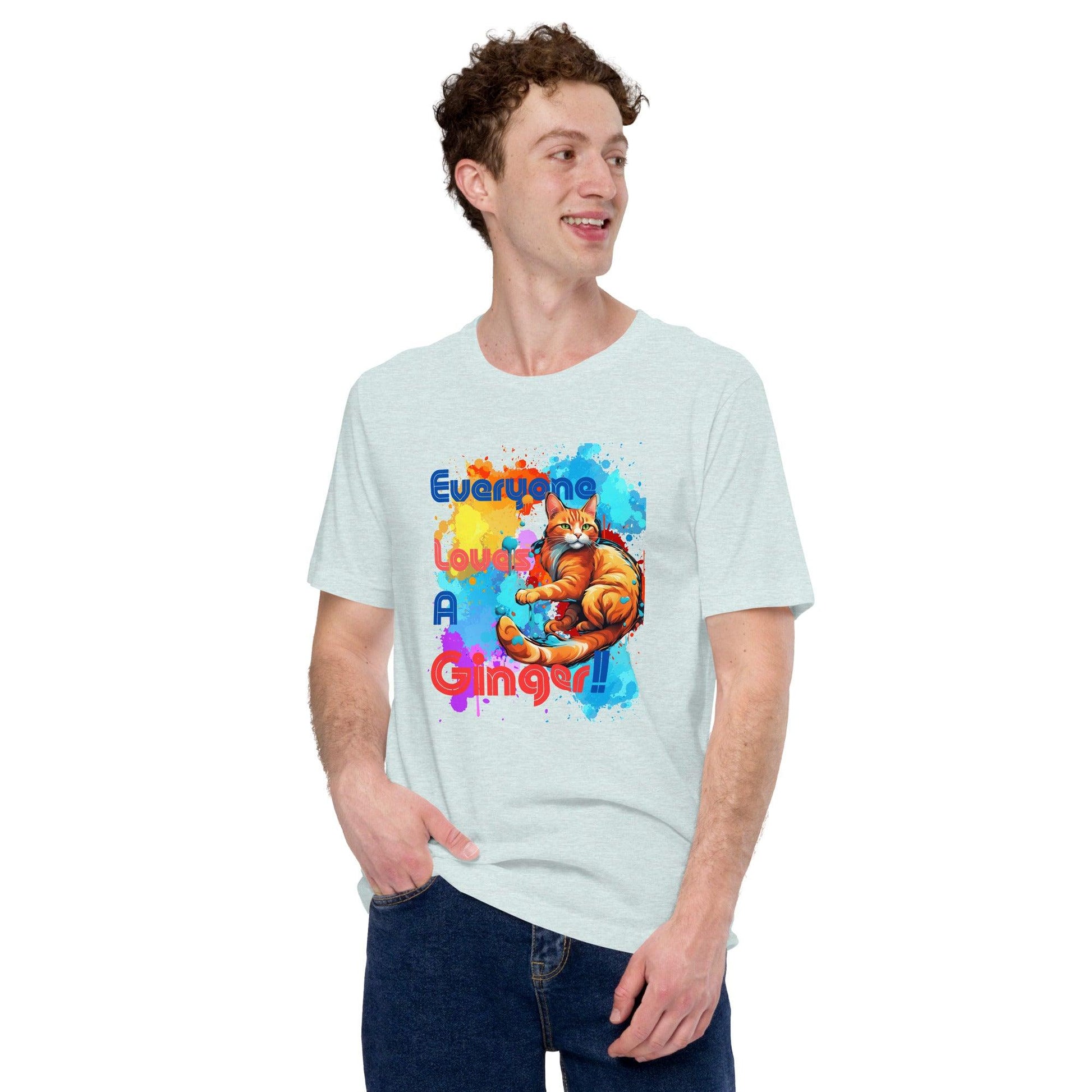 Everyone Loves A Ginger Crew Neck Tee - Pet Pride Tees