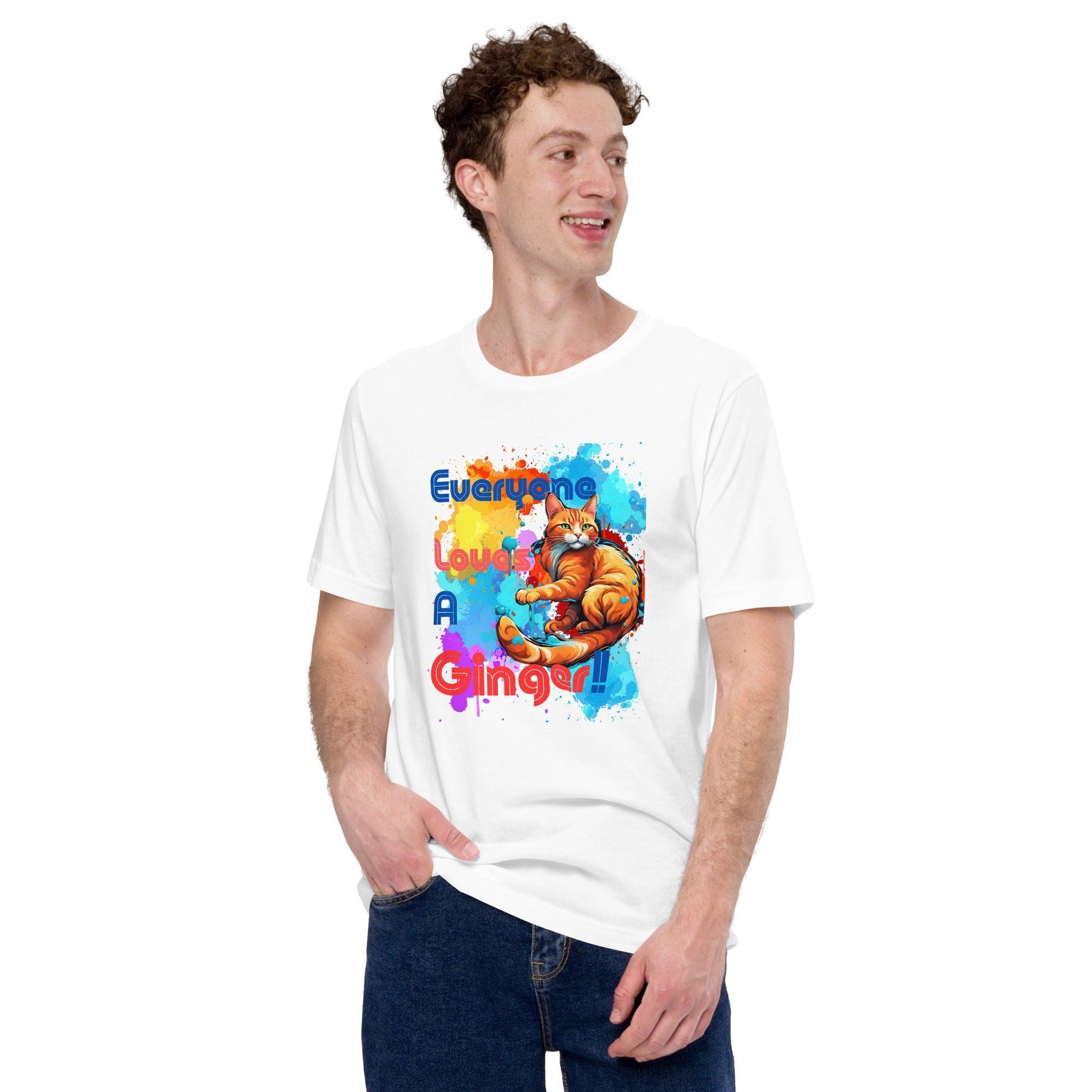 Everyone Loves A Ginger Crew Neck Tee - Pet Pride Tees