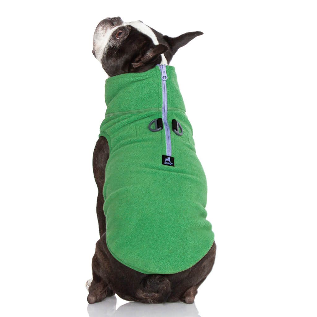 Half Zip Up Fleece Vest