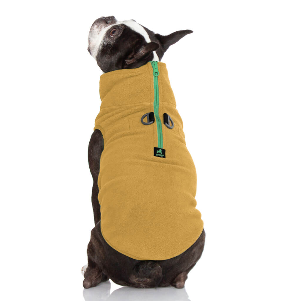 Half Zip Up Fleece Vest
