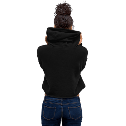 I Love NY Paw Heart Cropped Hoodie - Pet Pride Tees