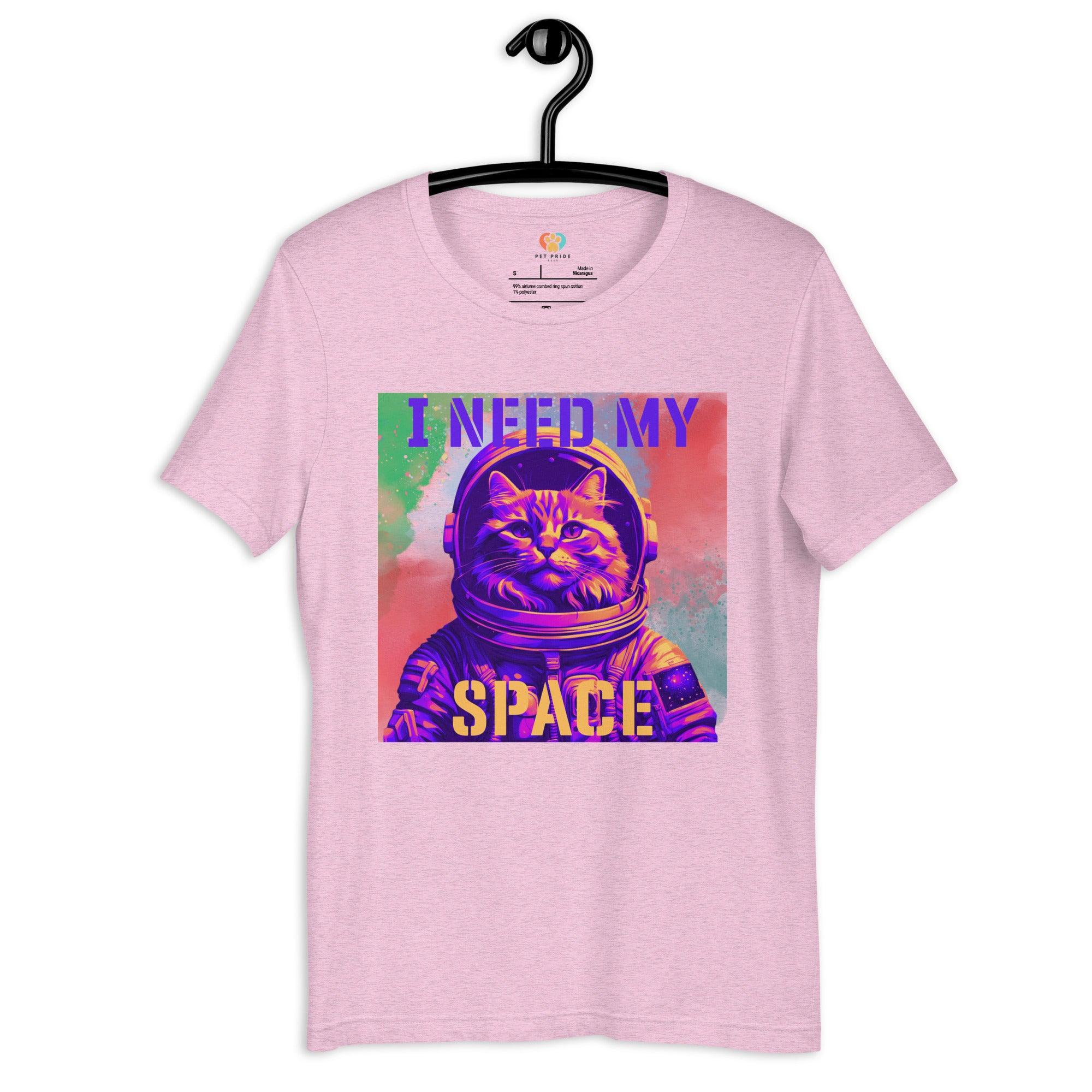 I Need My Space Astronaut Cat Crew Neck T-Shirt - Pet Pride Tees