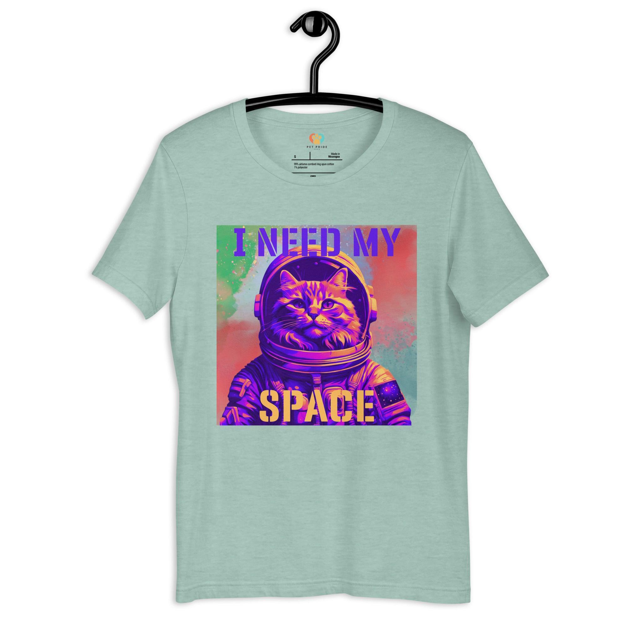 I Need My Space Astronaut Cat Crew Neck T-Shirt - Pet Pride Tees