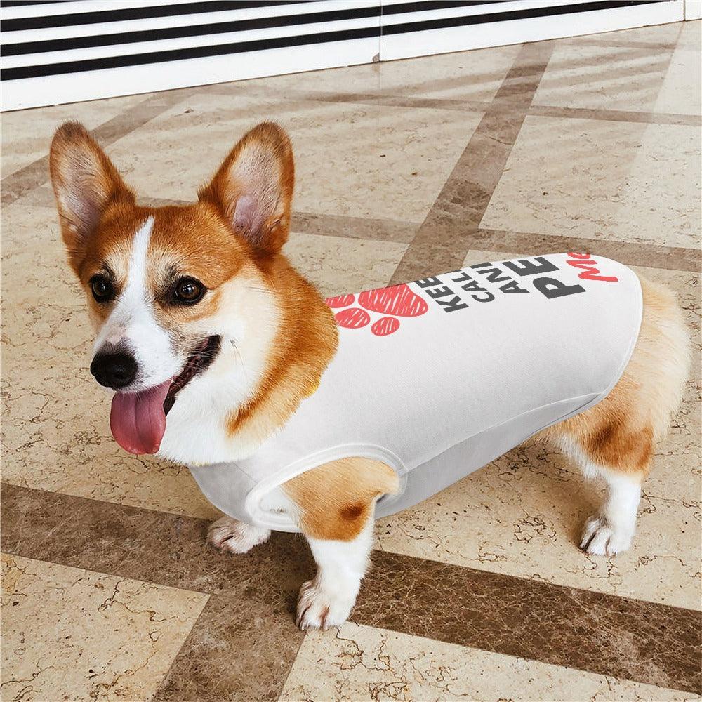 Keep Calm And Pet Me Pet Tank Top - Pet Pride Tees