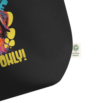 Pawsitive Vibes Only! Organic Cotton Tote Bag – Large & Durable - Pet Pride Tees