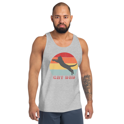 Cat Dad Tank Top – Soft Cotton Jersey - Pet Pride Tees