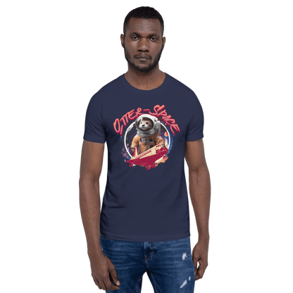 Otter-Space Crew Neck T-Shirt - Pet Pride Tees