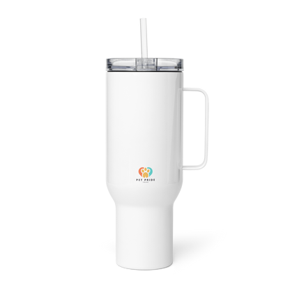 Cat Dad Travel Mug w/ Handle - 40oz. - Pet Pride Tees