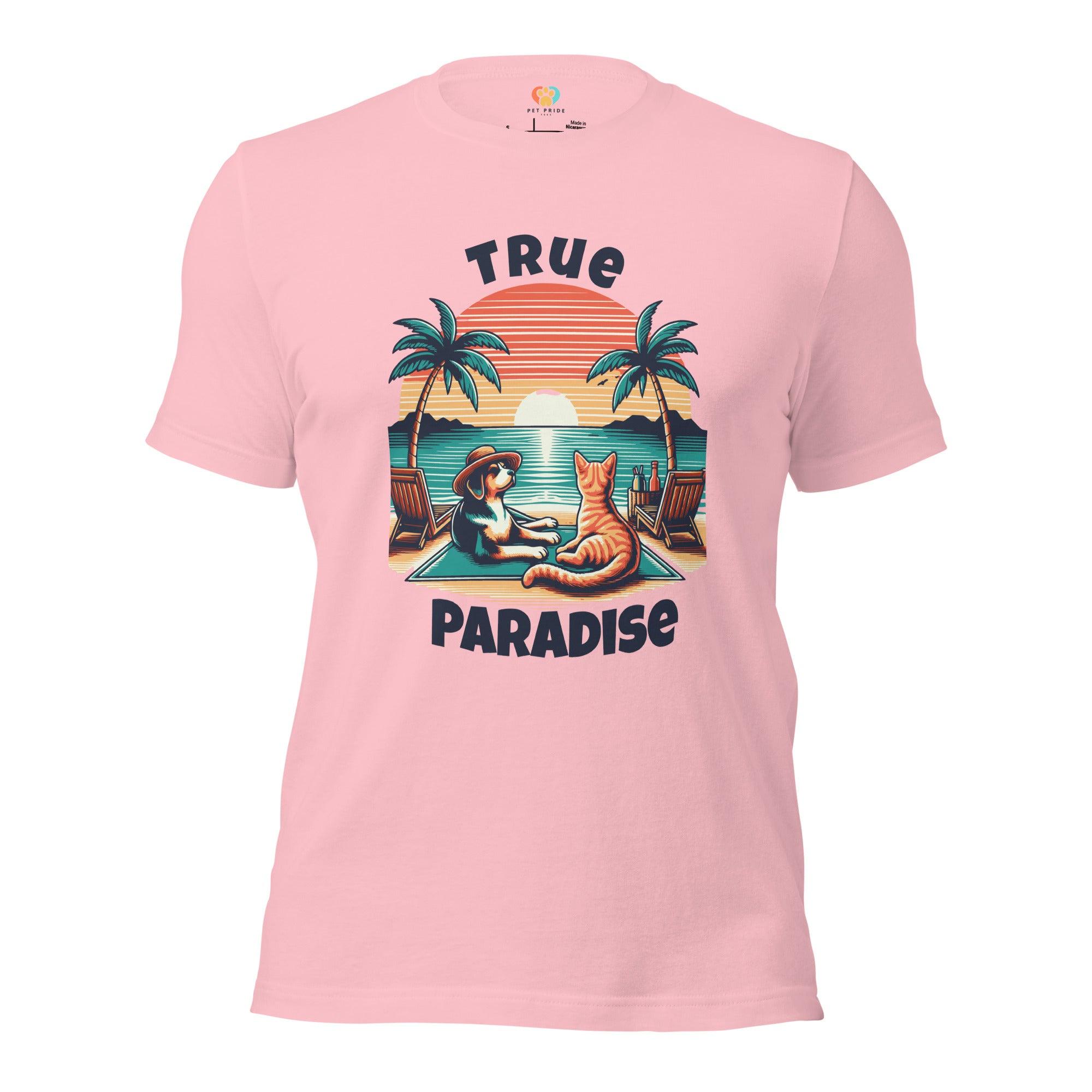 True Paradise Crew Neck T-Shirt - Pet Pride Tees