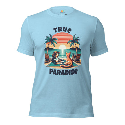 True Paradise Crew Neck T-Shirt - Pet Pride Tees