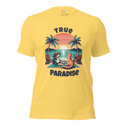 True Paradise Crew Neck T-Shirt - Pet Pride Tees