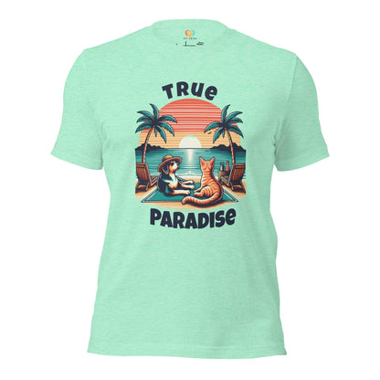 True Paradise Crew Neck T-Shirt - Pet Pride Tees