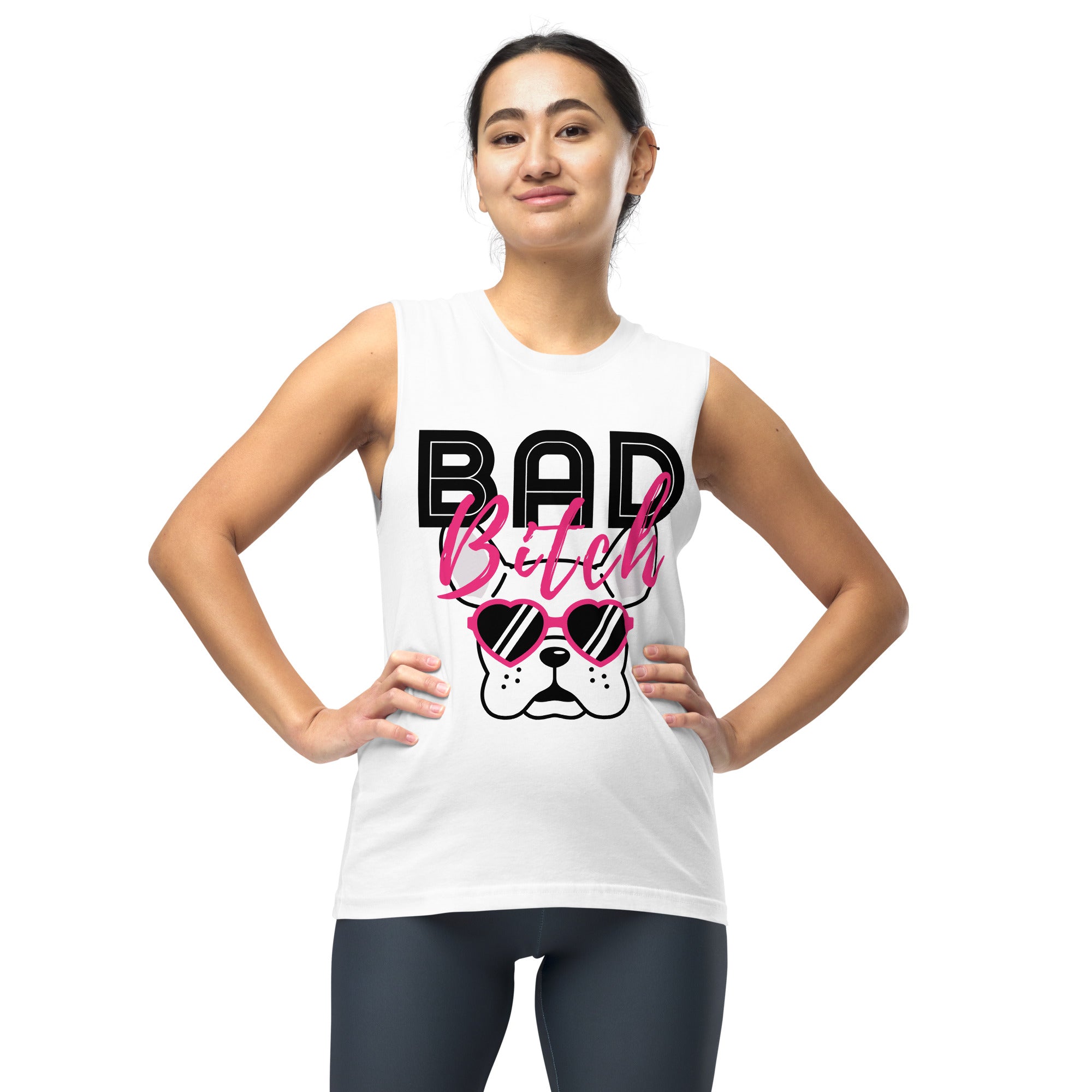 Bad Bitch Muscle Tank Top - Pet Pride Tees