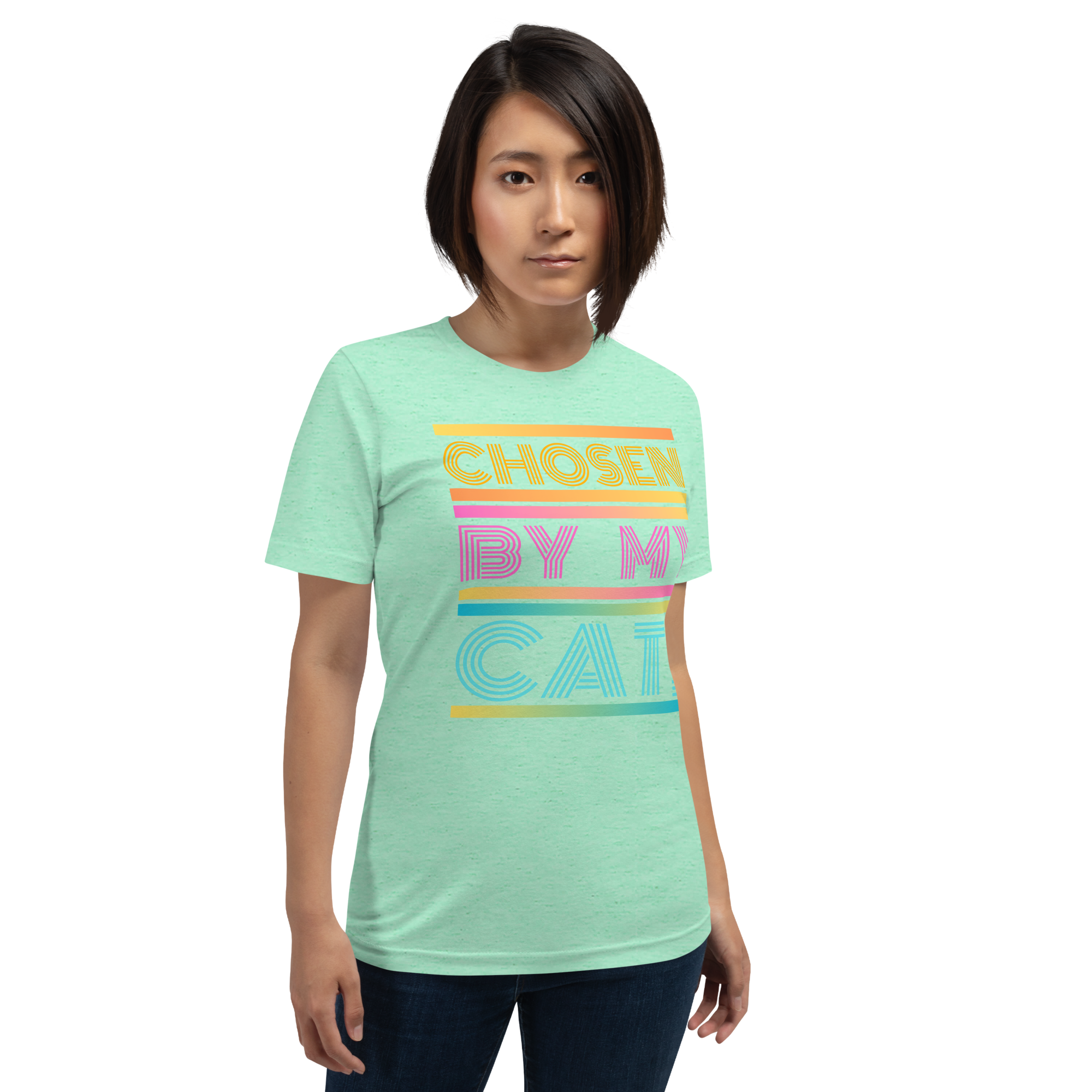 Chosen By My Cat Crew Neck T-Shirt