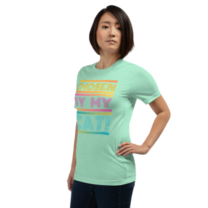 Chosen By My Cat Crew Neck T-Shirt - Pet Pride Tees