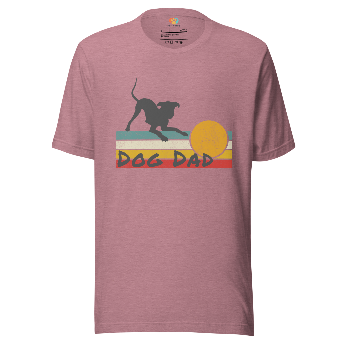 Dog Dad Crew Neck T-Shirt - Pet Pride Tees