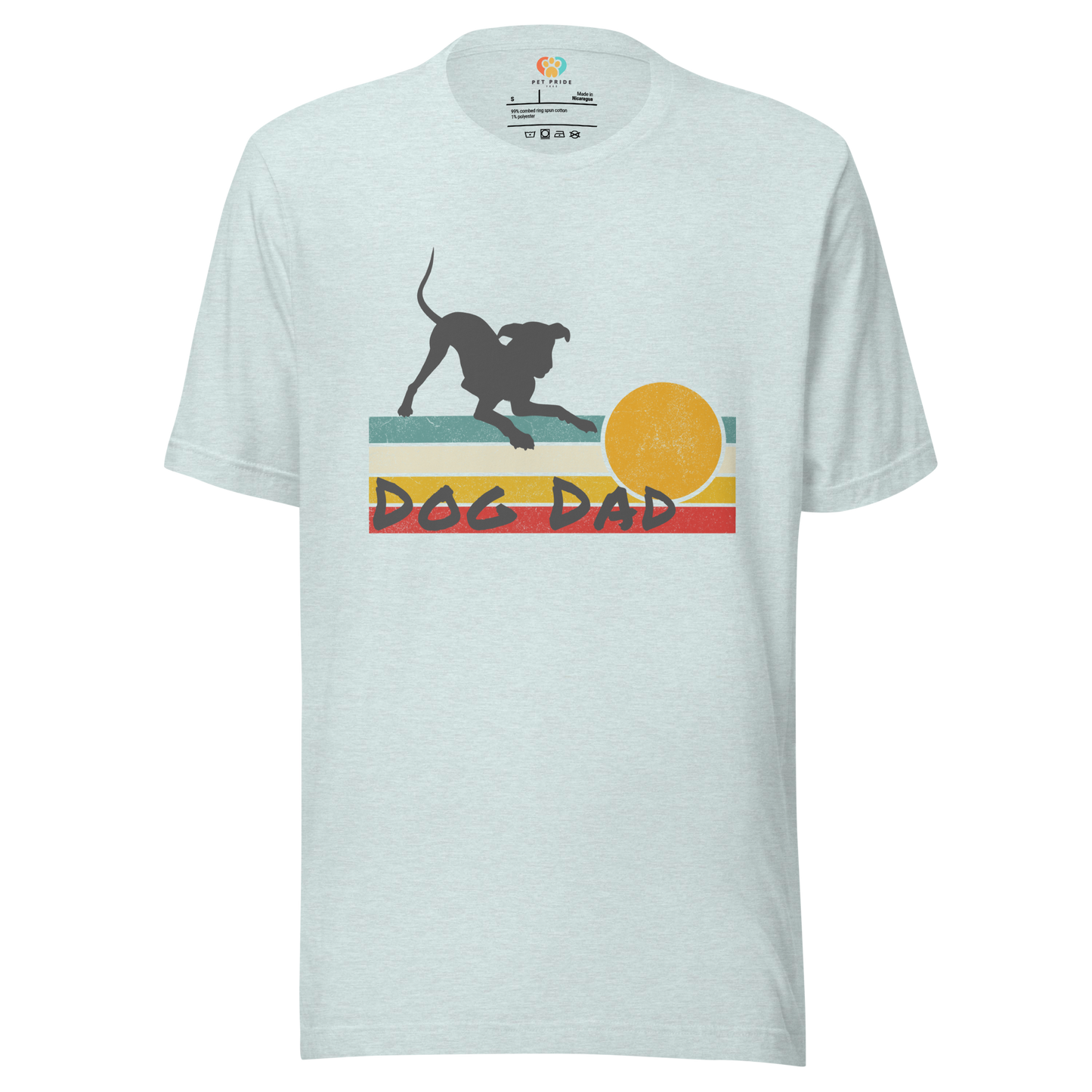 Dog Dad Crew Neck T-Shirt - Pet Pride Tees
