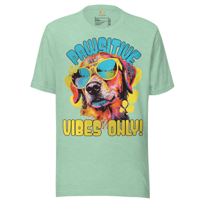 Pawsitive Vibes Only! Crew Neck T-Shirt - Pet Pride Tees