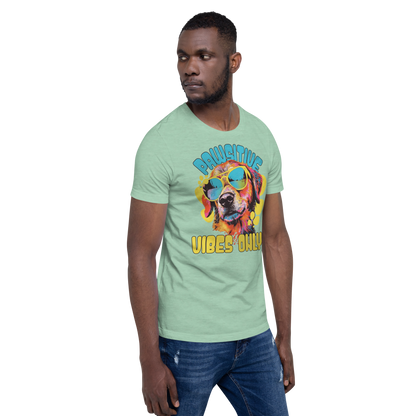 Pawsitive Vibes Only! Crew Neck T-Shirt - Pet Pride Tees