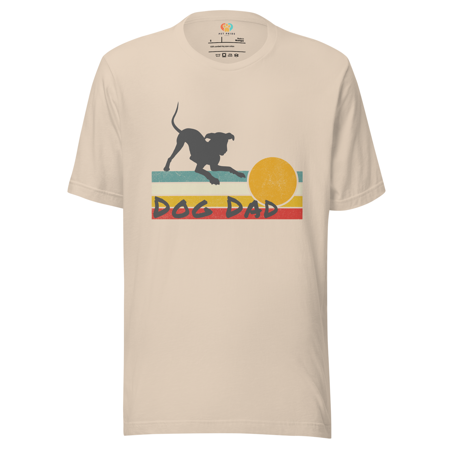 Dog Dad Crew Neck T-Shirt - Pet Pride Tees