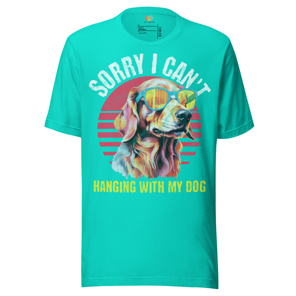 Hanging With My Dog Crew Neck T-Shirt - Pet Pride Tees