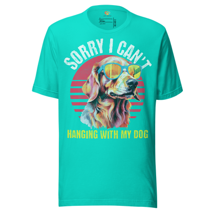 Hanging With My Dog Crew Neck T-Shirt - Pet Pride Tees