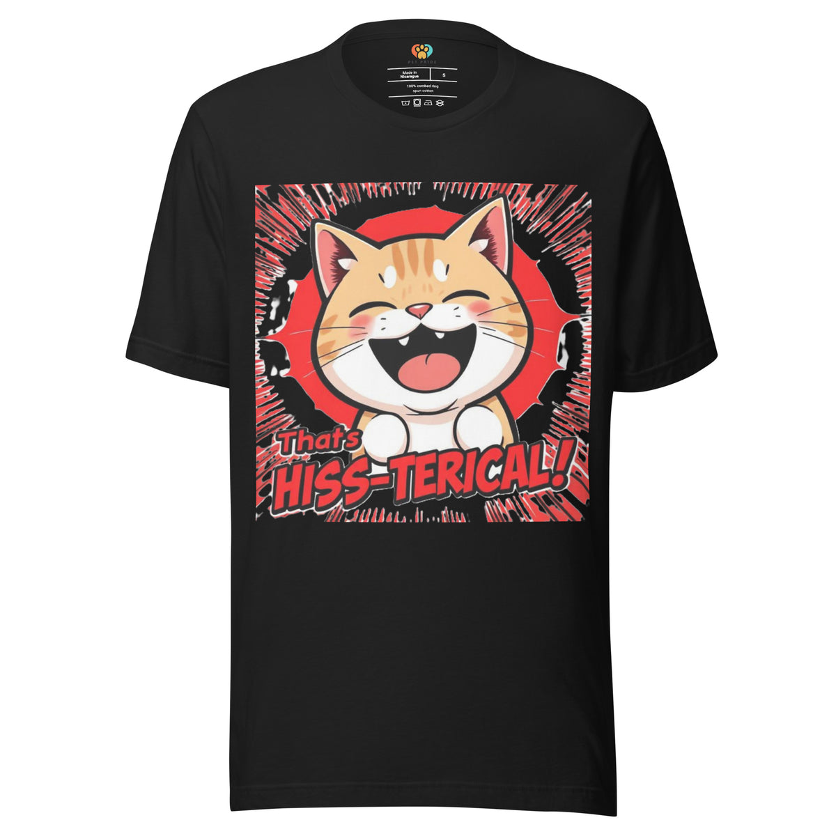 That’s Hiss-terical Crew Neck T-Shirt - Pet Pride Tees