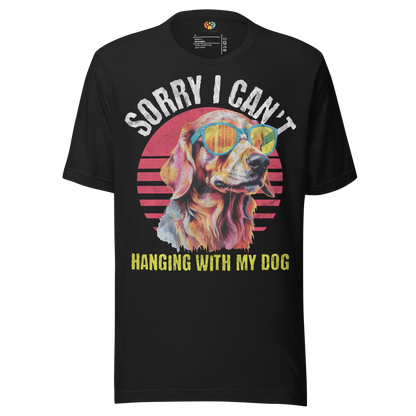 Hanging With My Dog Crew Neck T-Shirt - Pet Pride Tees