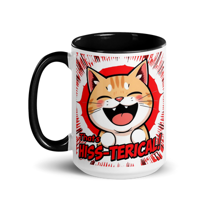 That’s Hiss-terical Ceramic Mug – 15 oz - Pet Pride Tees