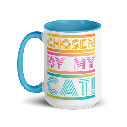 Chosen By My Cat Ceramic Mug – 15 oz - Pet Pride Tees