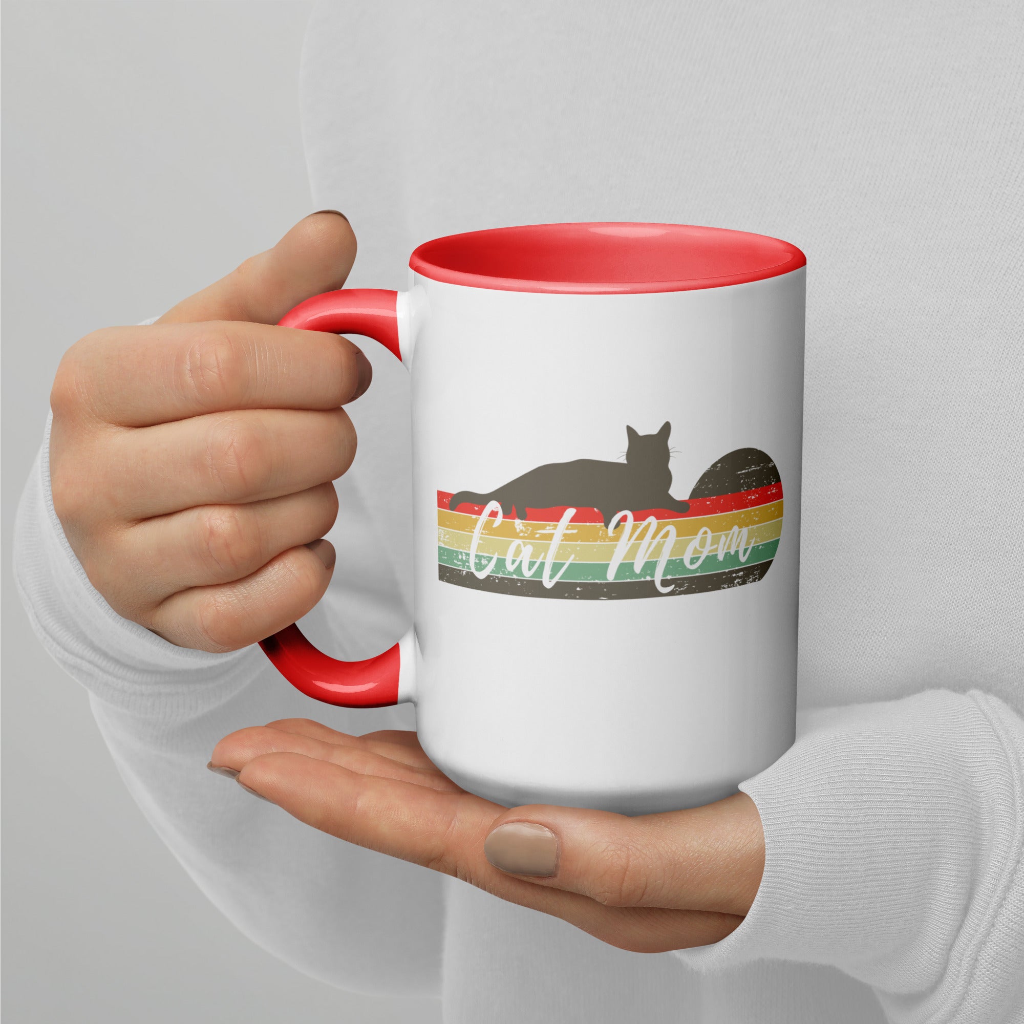 Cat Mom Ceramic Mug - 15oz. - Pet Pride Tees