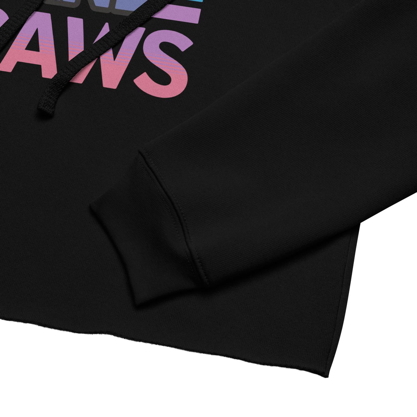 Peace Love Paws Cropped Hoodie - Pet Pride Tees
